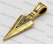 Gold Arrow Pendant KJP010428