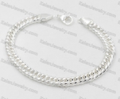 Silver Plating Stainless Steel Bracelet KJB000001