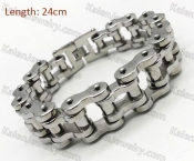 24cm Long Steel Bicycle Chain Bracelet KJB710106