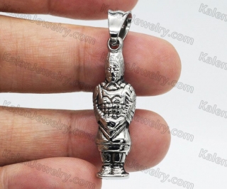 Steel Terracotta Warriors Pendant KJP78-0124