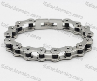 11mm wide Good Polishing Motorcycle Chain Bracelet KJB52-0064