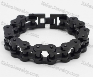 18mm wide Good Polishing Motorcycle Chain Bracelet KJB52-0067