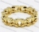 18mm wide Good Polishing Motorcycle Chain Bracelet KJB52-0069