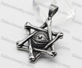 Six-pointed Star All Seeing Eye Pendant KJP090622