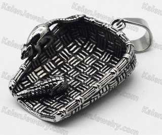 Steel Bamboo Dustpan Pendant KJP1701382