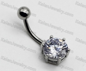 Steel Belly Button Ring KJBB86-0001