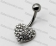 Steel Belly Button Ring KJBB86-0003