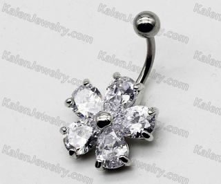 Steel Belly Button Ring KJBB86-0027