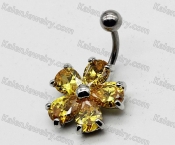 Steel Belly Button Ring KJBB86-0029