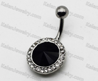 Steel Belly Button Ring KJBB86-0034