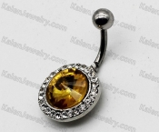 Steel Belly Button Ring KJBB86-0036