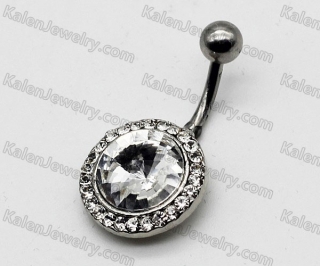 Steel Belly Button Ring KJBB86-0037