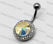Steel Belly Button Ring KJBB86-0039