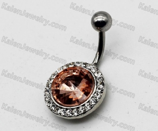 Steel Belly Button Ring KJBB86-0041