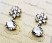 925 Silver Flower Ear Studs KJSE115-0016