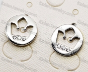 925 Silver Flower Ear Studs KJSE115-0017