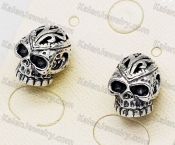 925 Silver Skull Ear Studs KJSE115-0023