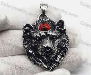 Red Eye Lion Pendant KJP115-0175
