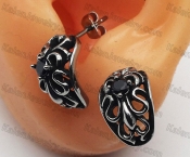 steel stud earrings KJE69-0188