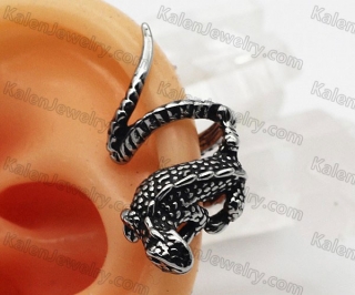 steel lizard ear cuffs KJE69-0197
