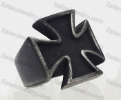 brushed finished cross ring KJR118-0074