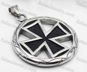 stainless steel iron cross pendant KJP100-1020