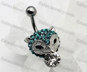 fox steel belly button ring KJBB86-0054