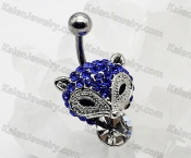 fox steel belly button ring KJBB86-0057