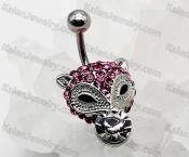 fox steel belly button ring KJBB86-0058