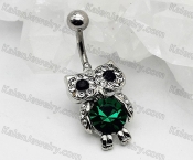 owl steel belly button ring KJBB86-0060