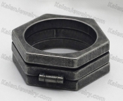 Three-layer folding octagonal ring KJR120-0039
