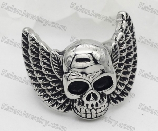 skull wings ring KJR33-0737