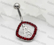 Eiffel tower Steel Belly Button Ring KJBB86-0065