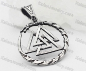 Valknut viking triangle symbol pendant KJP118-0026