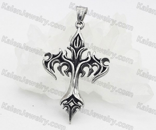 flame cross pendant KJP118-0027
