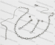 necklace and earrings KJS050269