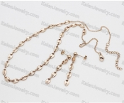 necklace and earrings KJS050271