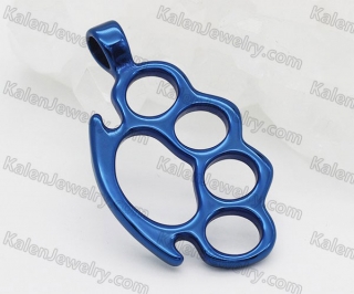 Iron Four Fingers Steel Pendant KJPA00017