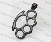 Iron Four Fingers Steel Pendant KJPA00018