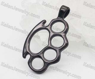 Iron Four Fingers Steel Pendant KJPA00018