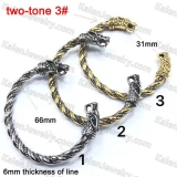 the #3 two-tone bangle KJB128-0010