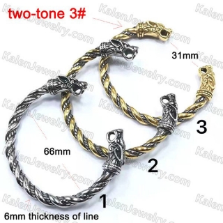 the #3 two-tone bangle KJB128-0010