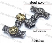 steel color Thor Hammer pendant KJP128-0016