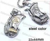 steel color Pirate Ship pendant KJP128-0025