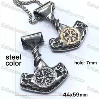 steel color Thor Hammer pendant KJP128-0031