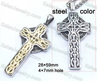 steel color pendant KJP128-0059