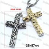 steel color pendant KJP128-0110