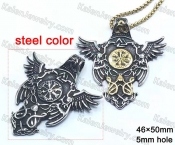 steel color pendant KJP128-0154