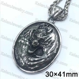wolf pendant KJP128-0157