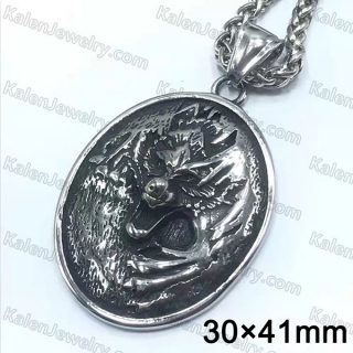 wolf pendant KJP128-0157